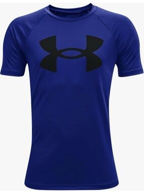Under Armour Boys' Tech Hybrid Printed Fill Short-Sleeve T-Shirt